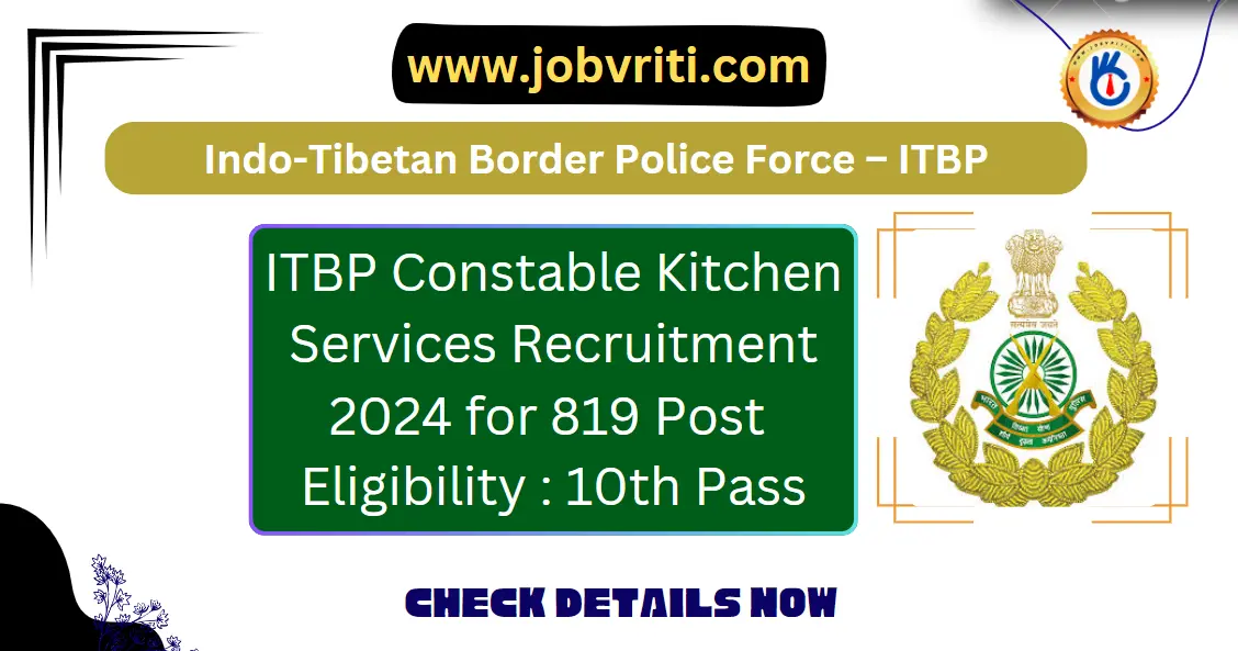 ITBP-kitchen-services-constable-cook-Recruitment-2024