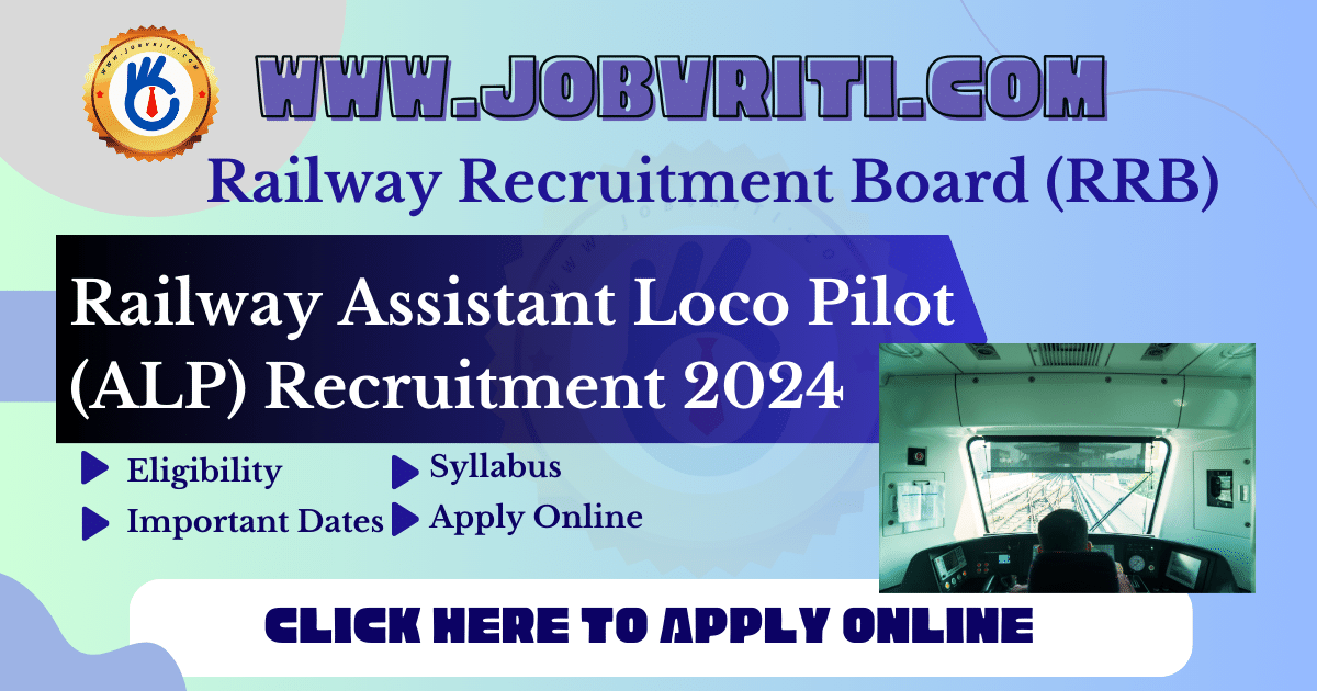 Railway assistant loco pilot recruitent 2024