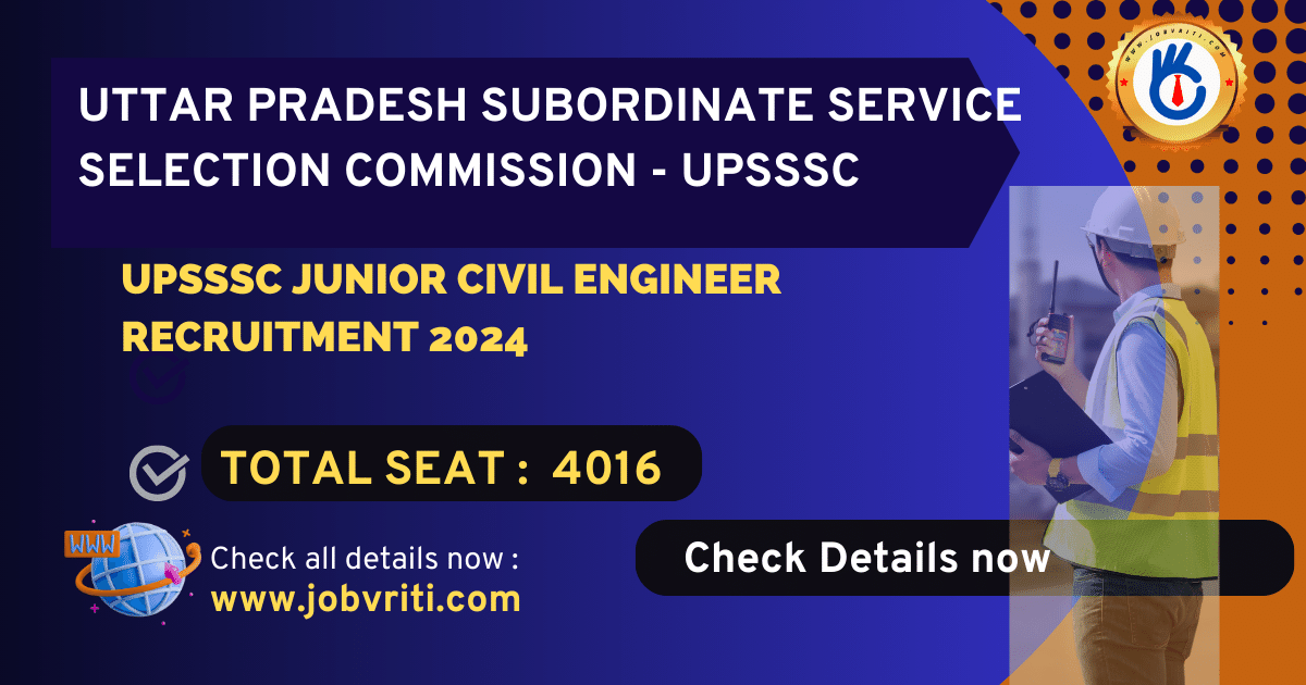 upsssc-junior-civil-engineer-recruitment-2024